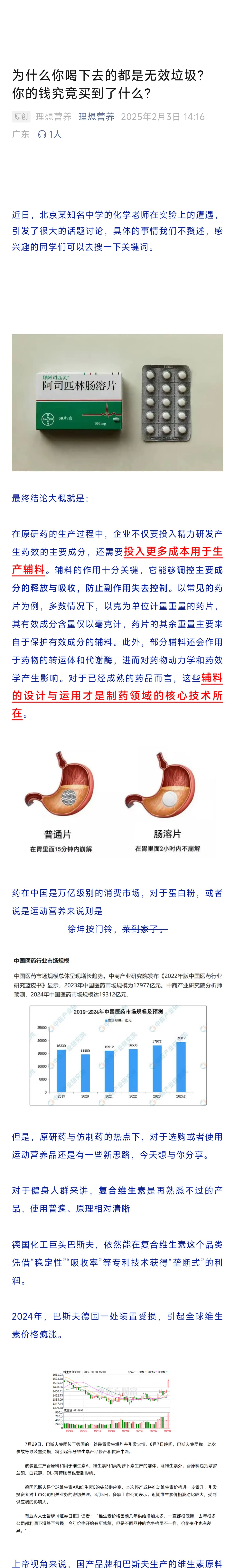 为什么你喝下去的都是无效垃圾？你的钱究竟买到了什么？（第 1 部分）